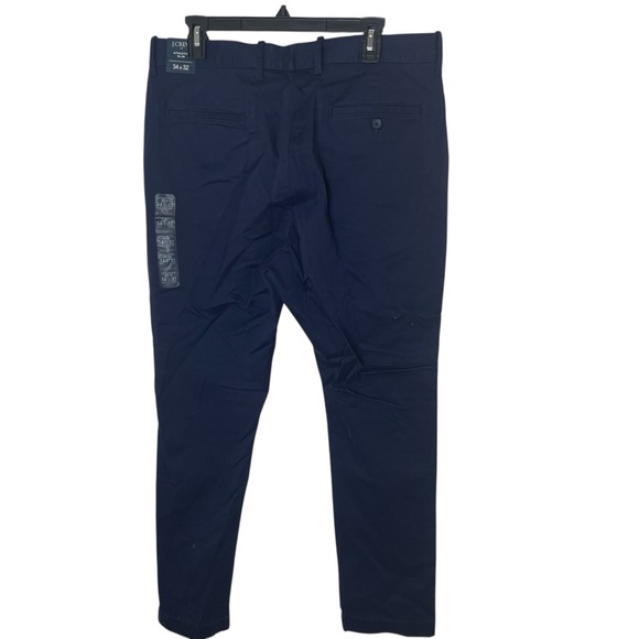 NEW J. Crew Factory Athletic Slim Fit Navy Blue Chino Pant in Size 34 x 32 AZ844 - Picture 4 of 8